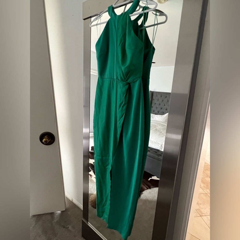 Elegant emerald green dress - Sz 4/6